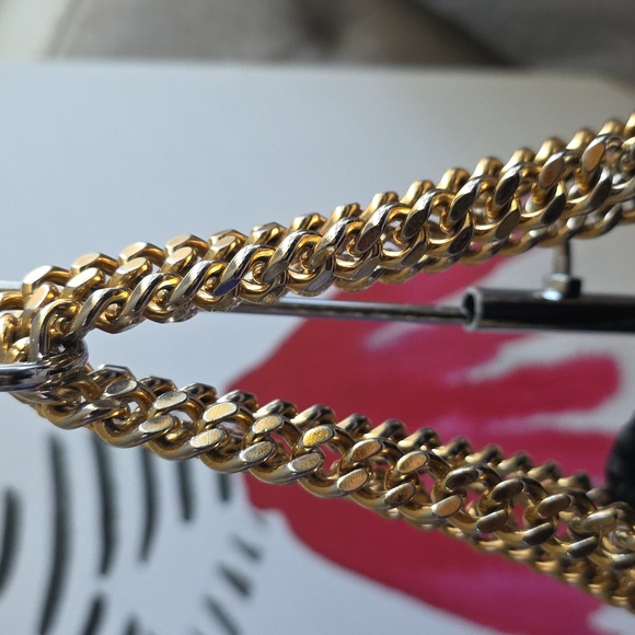 Falabella Stella McCartney fold-over tote bag Gold Chain - Picture 4 of 17